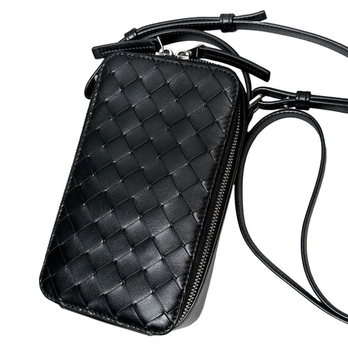 Bottega Veneta Intrecciato Getaway Phone Pouch