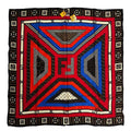 Fendi Large Silk Scarf Zucca Pattern Pecan Red Brown
