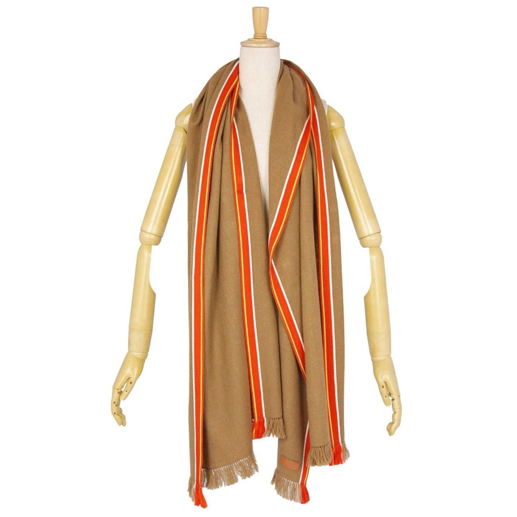 Hermes Muffler Shawl Cashmere Silk les Scarf — view 4