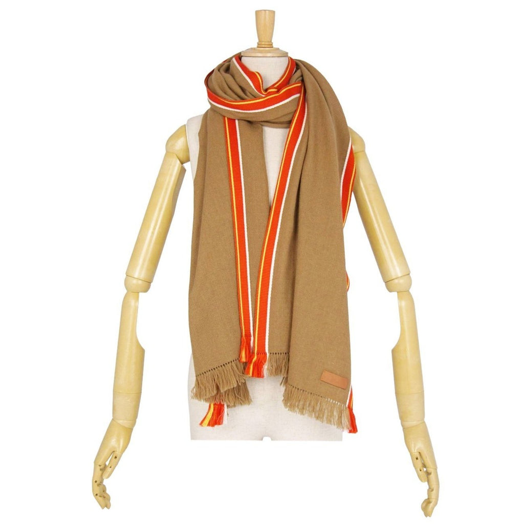 Hermes Muffler Shawl Cashmere Silk les Scarf — view 5