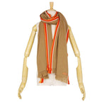 Hermes Muffler Shawl Cashmere Silk les Scarf — view 5