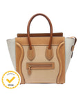 Celine Luggage Micro Handbag Beige Tan