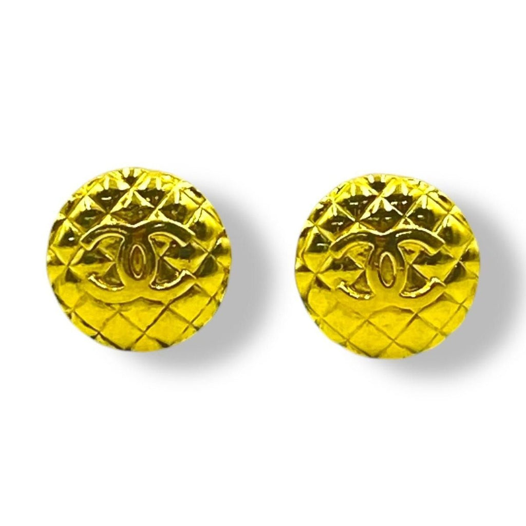 Chanel Earrings CC Logo Round — view 2