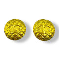 Chanel Earrings CC Logo Round