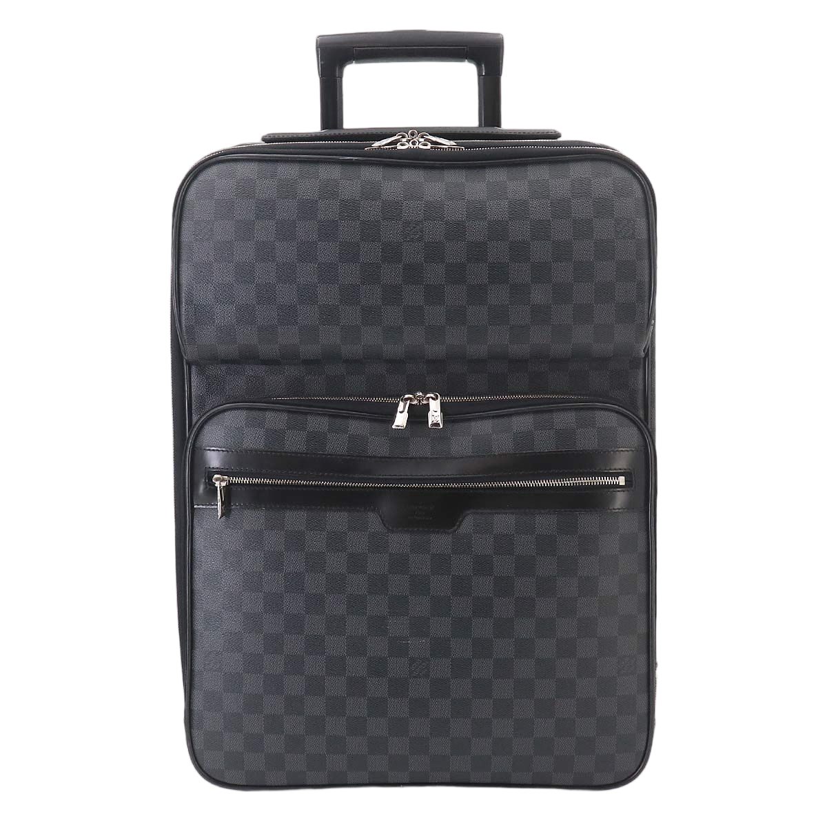 Louis Vuitton Damier Graphite Pegase Business 55 Carry Bag Suitcase Black