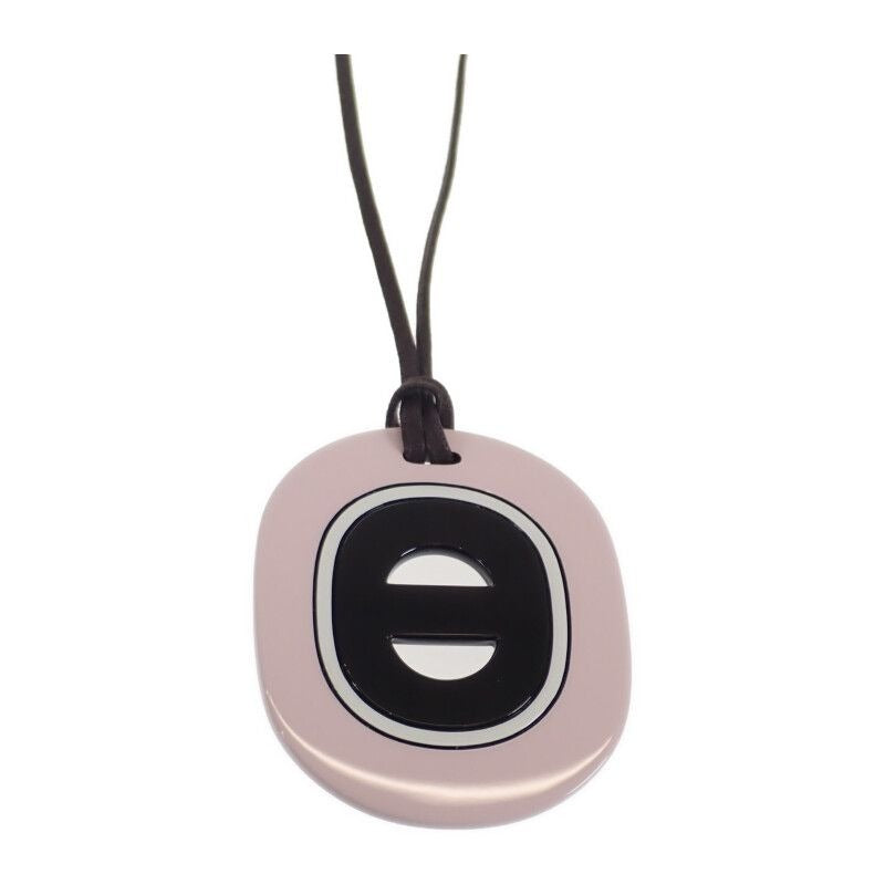 Hermes Fidelio Villages GM Large Necklace Buffalo Horn Lacquerwood Pink — view 2