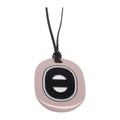 Hermes Fidelio Villages GM Large Necklace Buffalo Horn Lacquerwood Pink