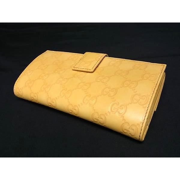 Gucci GG Pattern Guccissima Leather Foldable Long Wallet — view 2