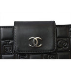 Chanel Wallet Clasp Lambskin Icon Black — view 4