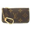 Louis Vuitton Monogram Pochette Cles 2025 Brown Coin Case Wallet 0460