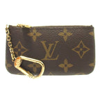 Louis Vuitton Monogram Pochette Cles 2025 Brown Coin Case Wallet 0460