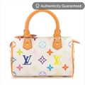 Louis Vuitton Mini Nano Speedy Monogram Multicolor Sac Bag HL White