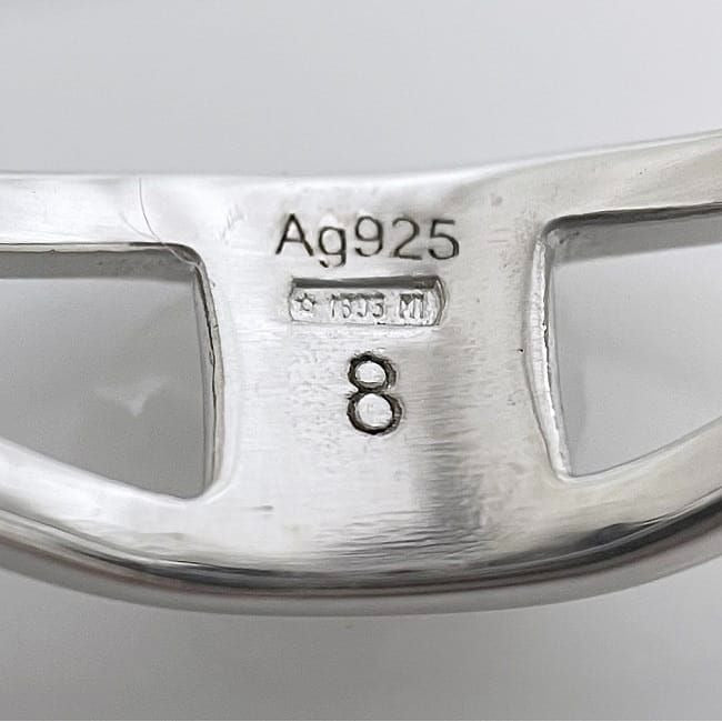 Gucci Ring Silver Interlocking — view 3