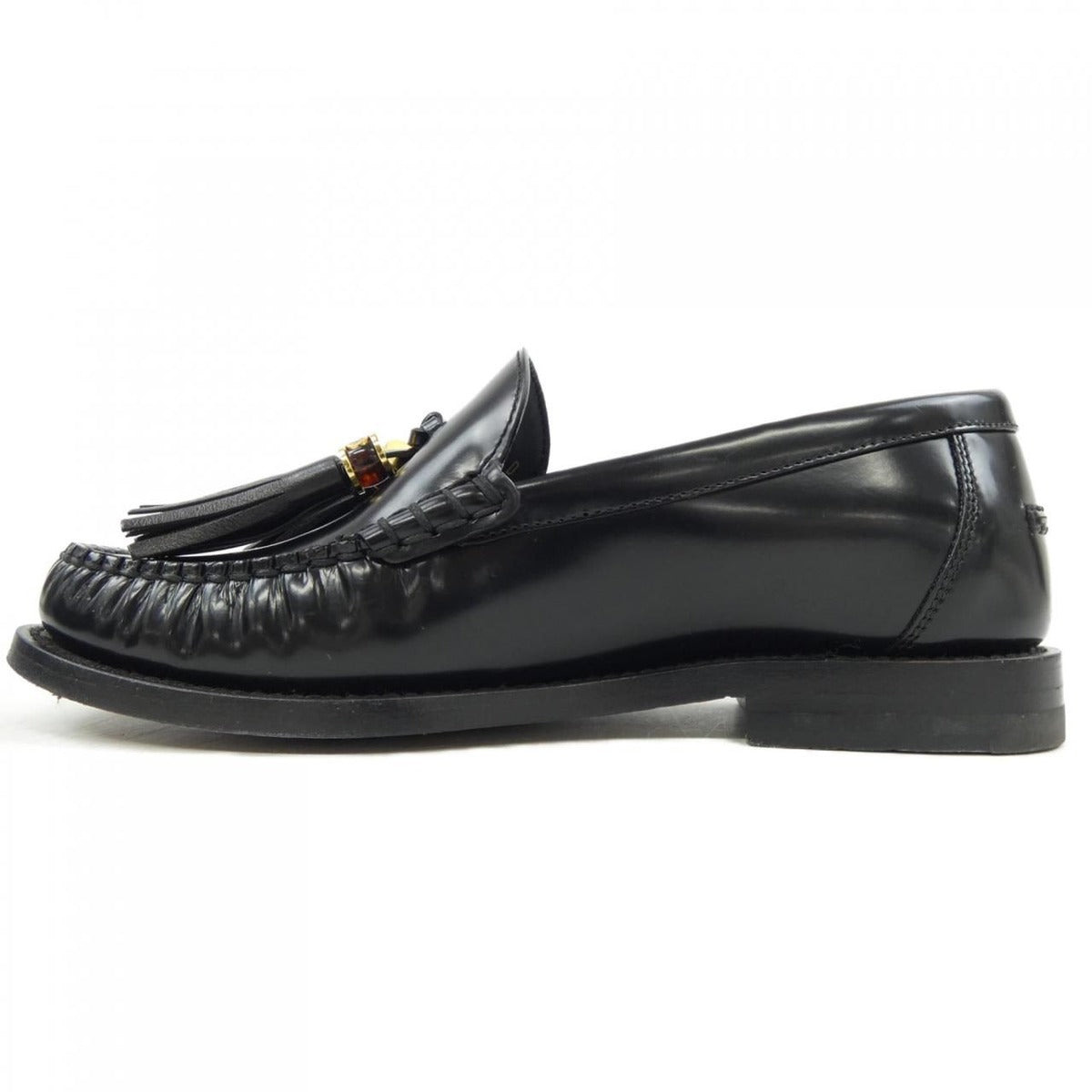 Dior D-academy Loafers Gold Tone Metal Tassel Shoes — view 2