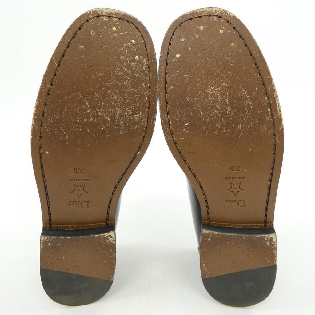 Dior D-academy Loafers Gold Tone Metal Tassel Shoes — view 4