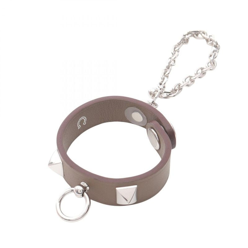 Hermes Charm Rival Glove Holder Etoupe Leather