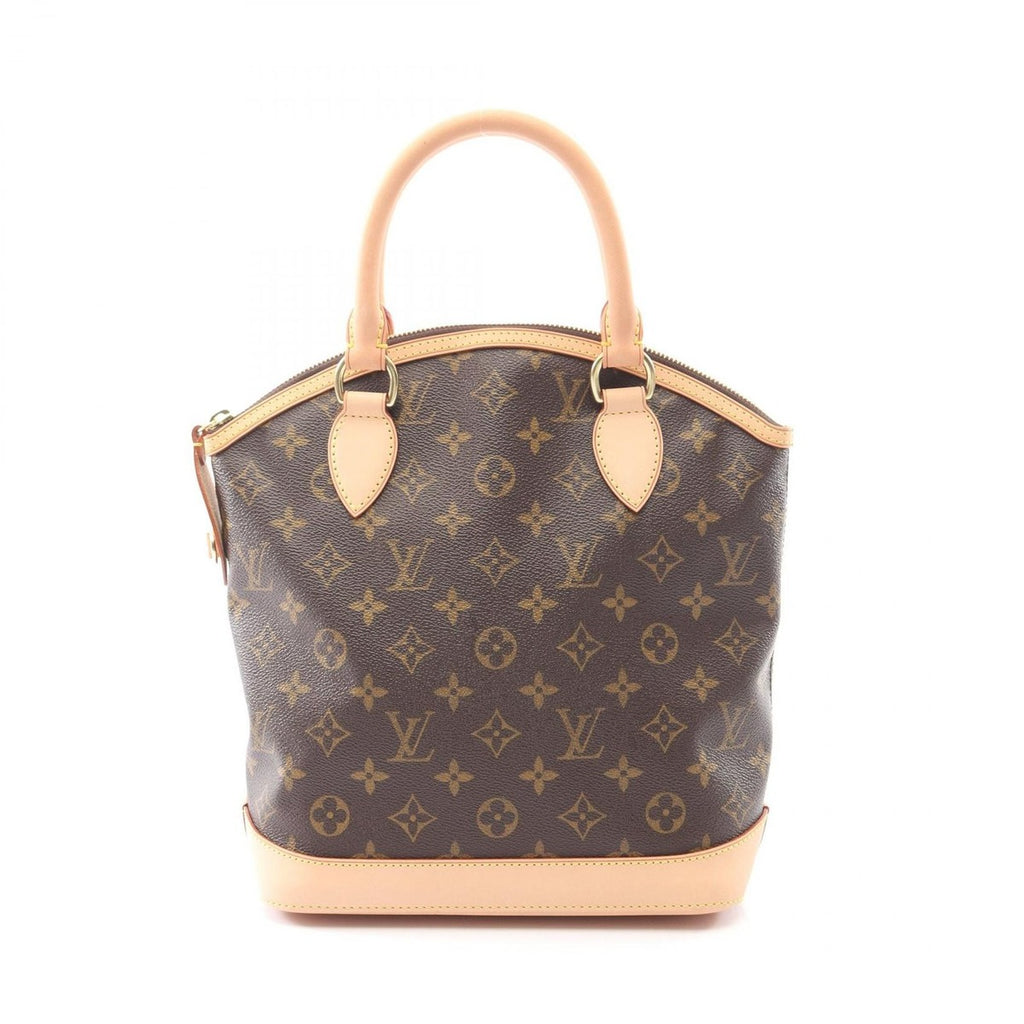 Louis Vuitton Handbag Lockit Canvas Leather