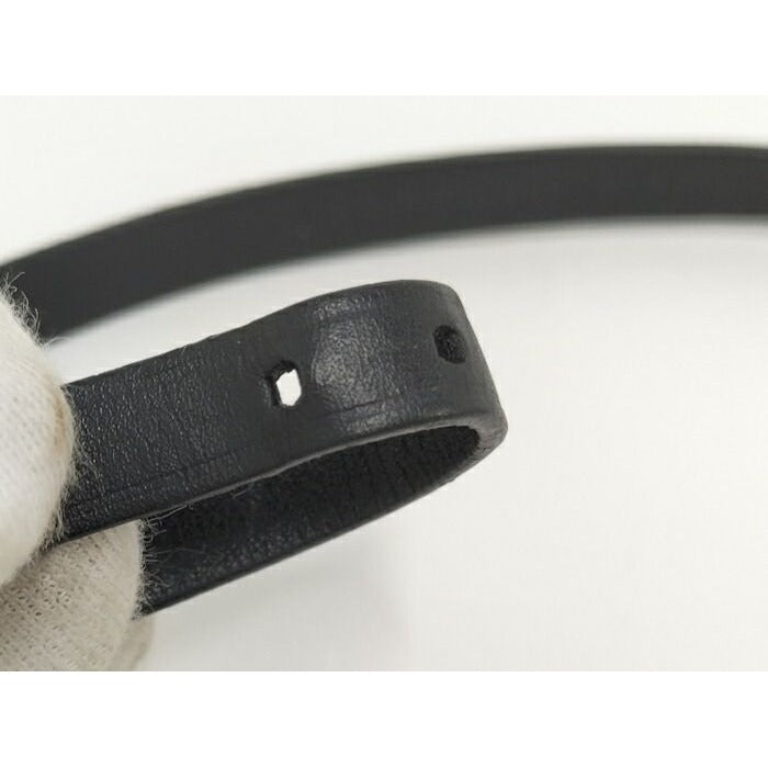Louis Vuitton Neogram Bracelet Leather Metal Black M6257 — view 4