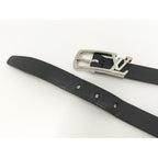 Louis Vuitton Neogram Bracelet Leather Metal Black M6257 — view 5