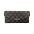 Louis Vuitton Damier Portefeuille Sarah Bifold Wallet Brown Delivery
