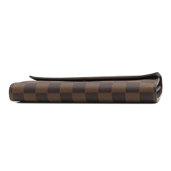 Louis Vuitton Long Wallet Portefeuille Sarah Damier Canvas Ebene — view 3