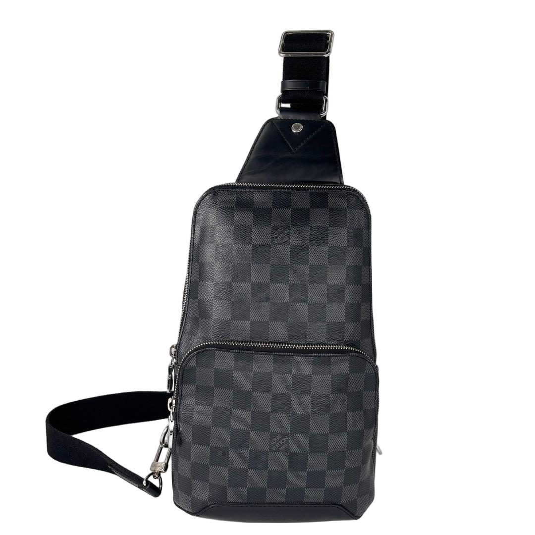 Louis Vuitton Damier Graphite Sling Bag Black