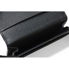 Gucci Card Case Business Holder Coin Leather Logo Black Silver Aabxm — view 6
