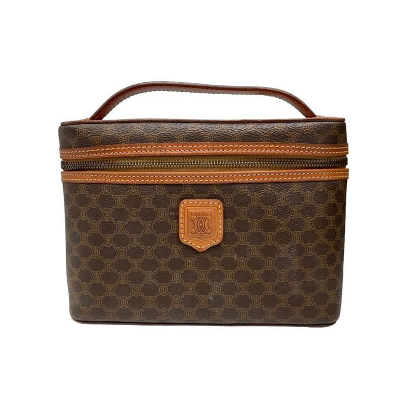 Celine Vanity Bag Macadam Brown 0322