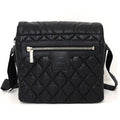 Chanel Coco Cocoon Shoulder Bag Nylon Leather Black