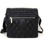Chanel Coco Cocoon Shoulder Bag Nylon Leather Black