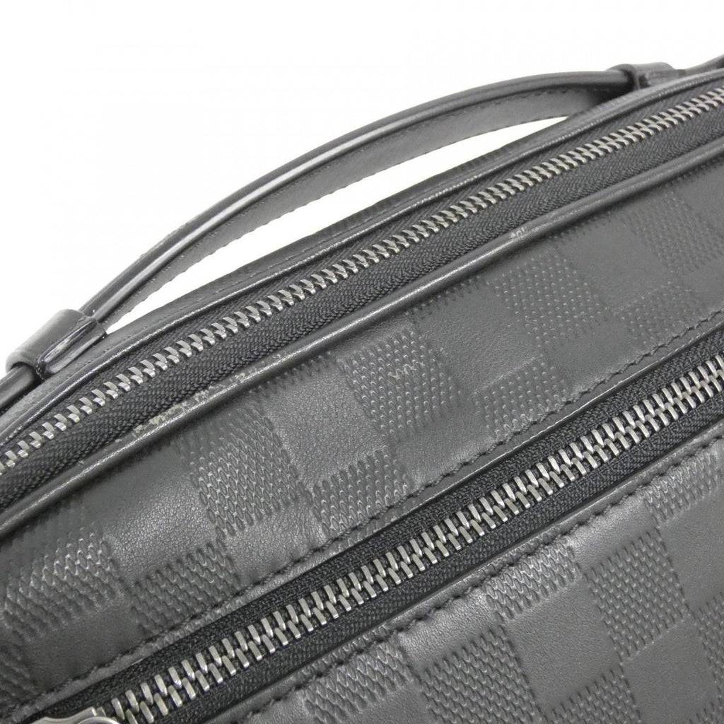 Louis Vuitton Damier Infini Ambler Shoulder Bag Onyx Mat — view 5