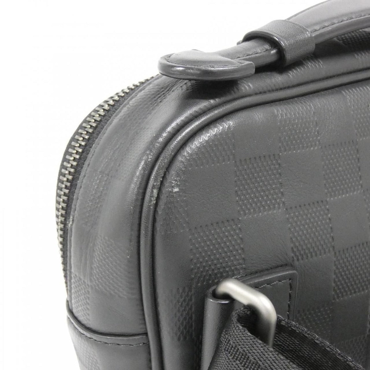 Louis Vuitton Damier Infini Ambler Shoulder Bag Onyx Mat — view 6