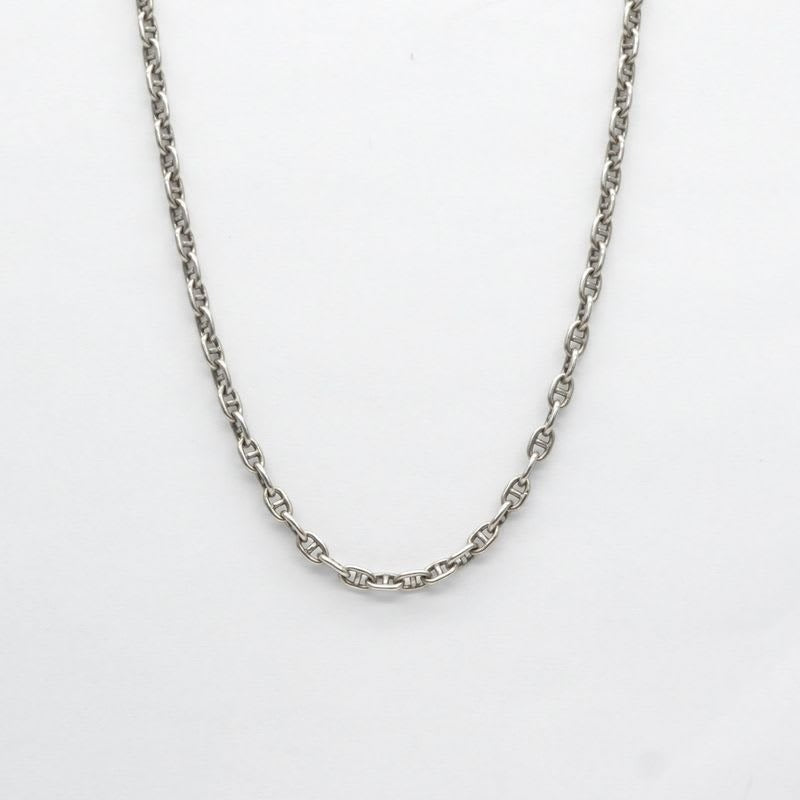 Hermes Mini Chaine D'ancre Serie Necklace Pendant Choker 925 Silver — view 2