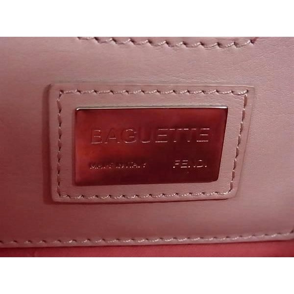 Fendi Handbag Mamma Baguette Monster Series Br600 V04 Pink Multicolor Leather — view 2