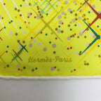 Hermes Magic Kelly Yellow Silk Scarf — view 7