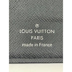Louis Vuitton Taiga Portefeuille Alexandre NM Long Wallet Noir Black — view 9