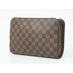Louis Vuitton LV Saint Damier Ebene Clutch Brown — view 2