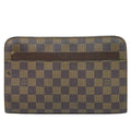 Louis Vuitton LV Saint Damier Ebene Clutch Brown
