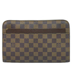Louis Vuitton LV Saint Damier Ebene Clutch Brown
