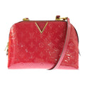 Louis Vuitton Monogram Vernis Melrose Handbag Cerise