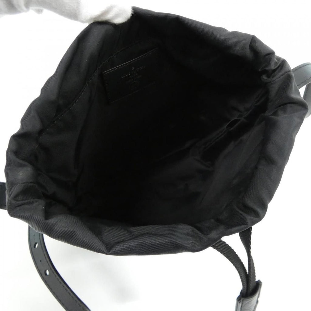 Louis Vuitton Monogram Eclipse Flash Nano Shoulder Bag Black Rainbow — view 9