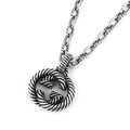 Gucci Necklace Interlocking G Silver