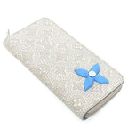 Louis Vuitton Taurillon Climbing Zippy Wallet Vertical Chalk White