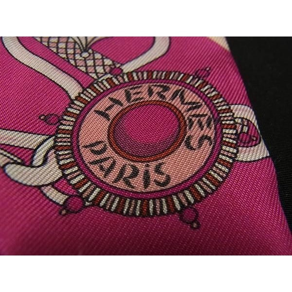 Hermes Scarf Twilly Festival Des Amazones Amazon Celebration Pink 100% Silk — view 4