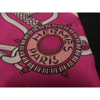 Hermes Scarf Twilly Festival Des Amazones Amazon Celebration Pink 100% Silk — view 4