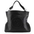 Gucci GG Blondi Calf Black Tote Bag