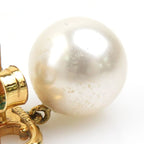 Celine Vintage-Style Gold-Tone and Pearl Earrings — view 7