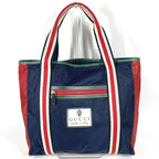 Gucci Shoulder Bag Hysteria Logo Nylon Navy