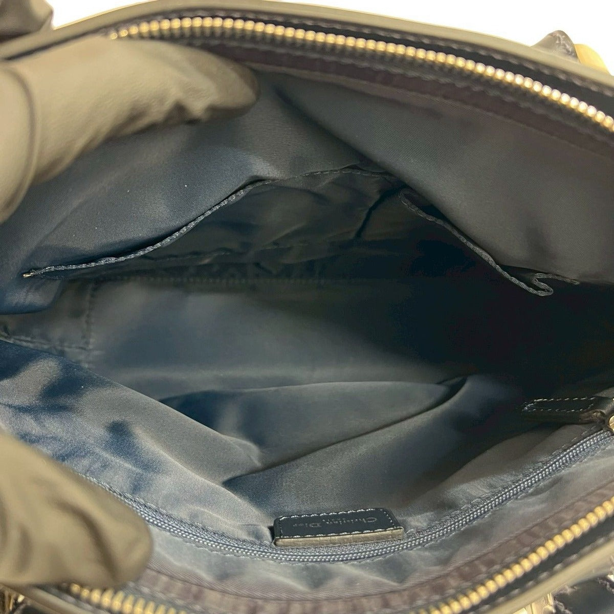 Dior Trotter Pattern CD Logo Canvas Leather — view 9