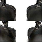 Prada Purse Top Handle Handbag Leather Black Nero — view 5